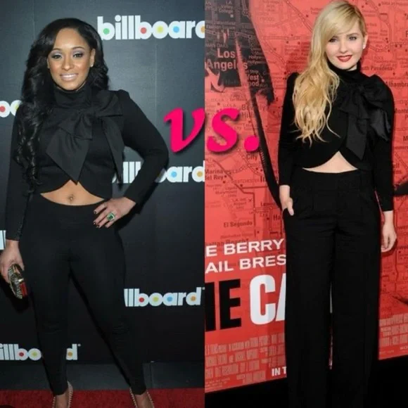 Alice + Olivia cropped navy jacket with bow tie. Size S - Picture 12 of 12